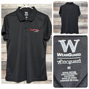 Total Wine & More Polo Shirt Work Wear Uniform Employee Womens M Black WearGuard